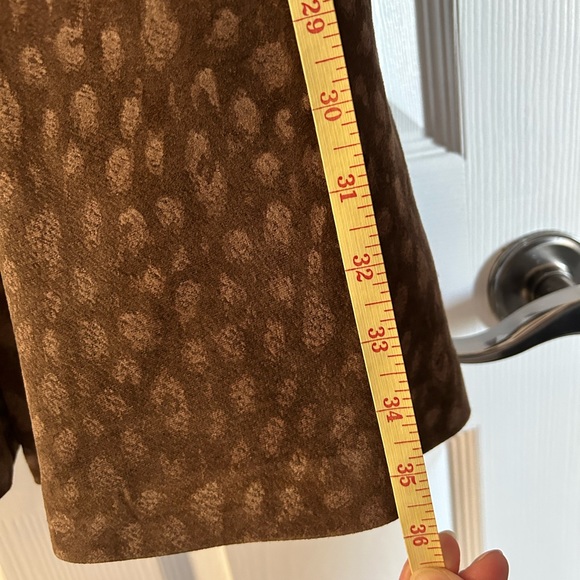 Vintage Vera Pelle Leopard Suede Coat - Picture 4 of 7